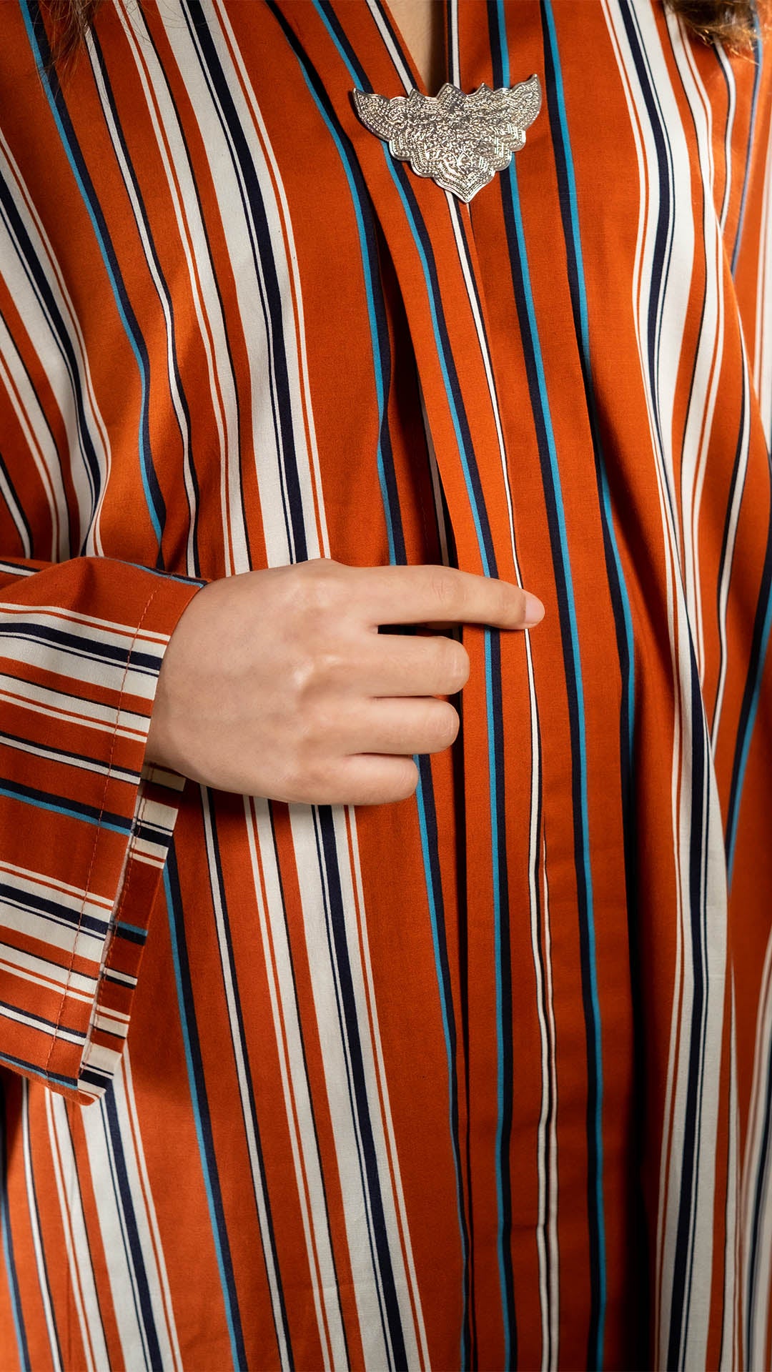 Kesuma Oversized Long Kebaya - Ginger