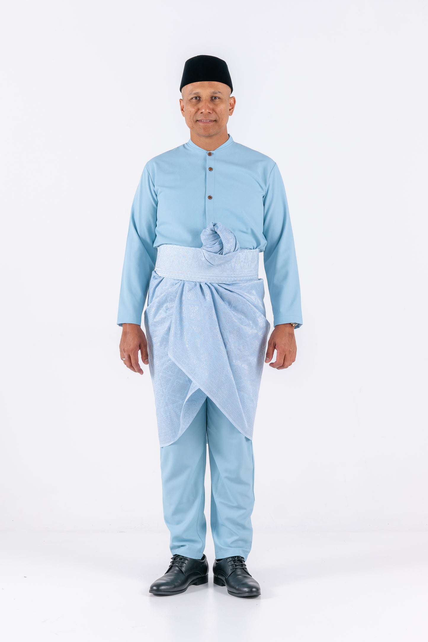 Nabil Men Button-up Set - Blue