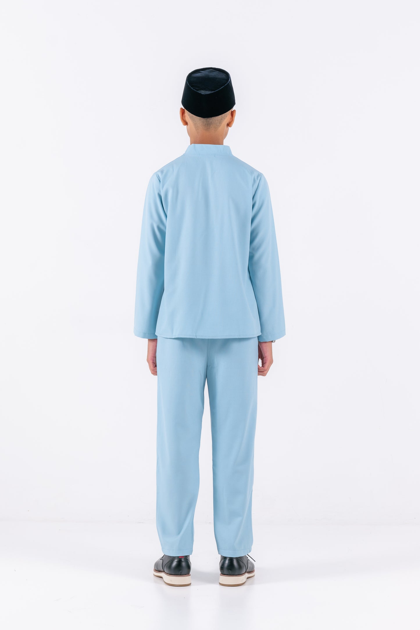 Anwar Boys Button-up Set - Blue