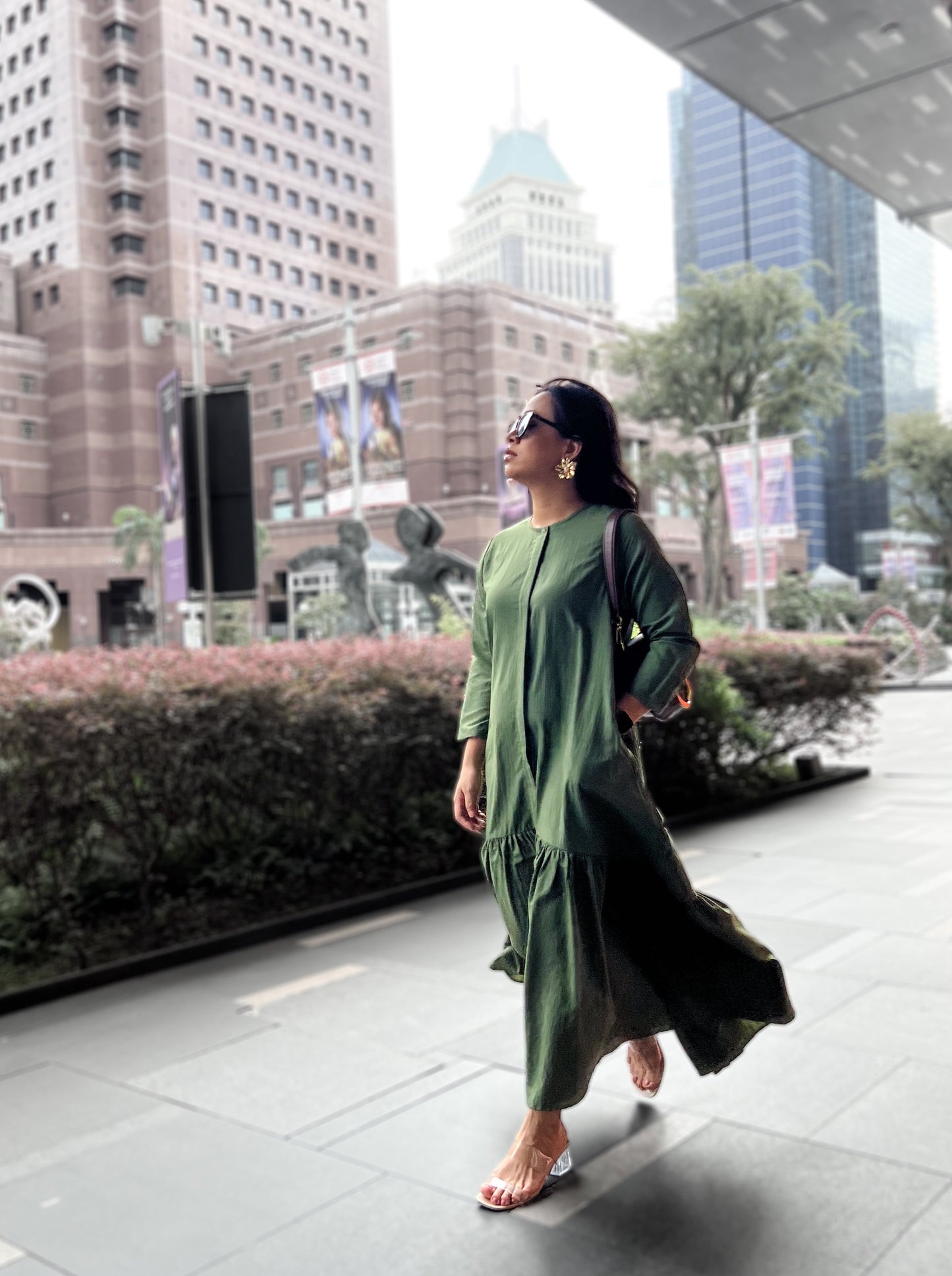 Vacay Maxi Dress - Army Green