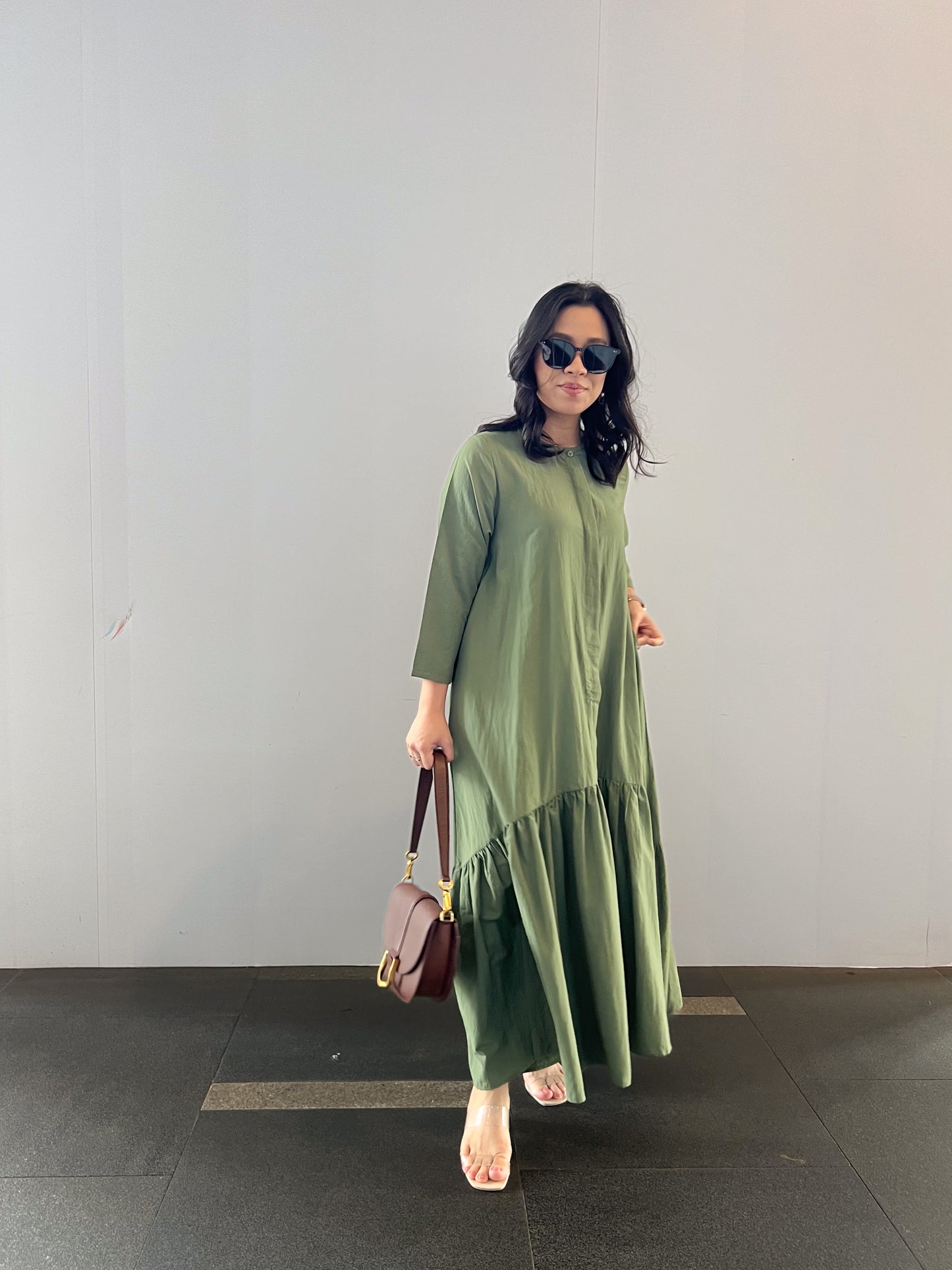 Vacay Maxi Dress - Army Green