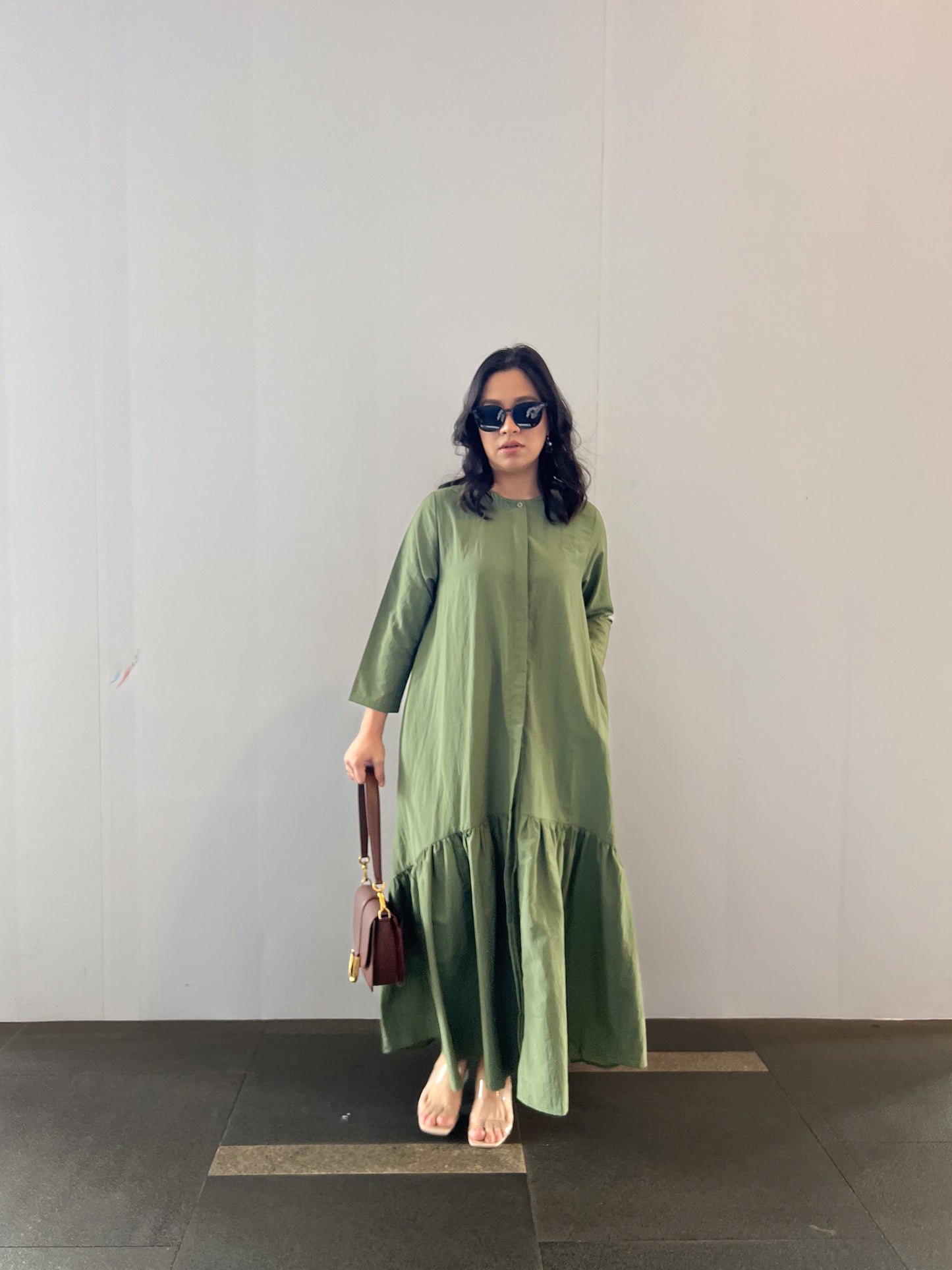 Vacay Maxi Dress - Army Green