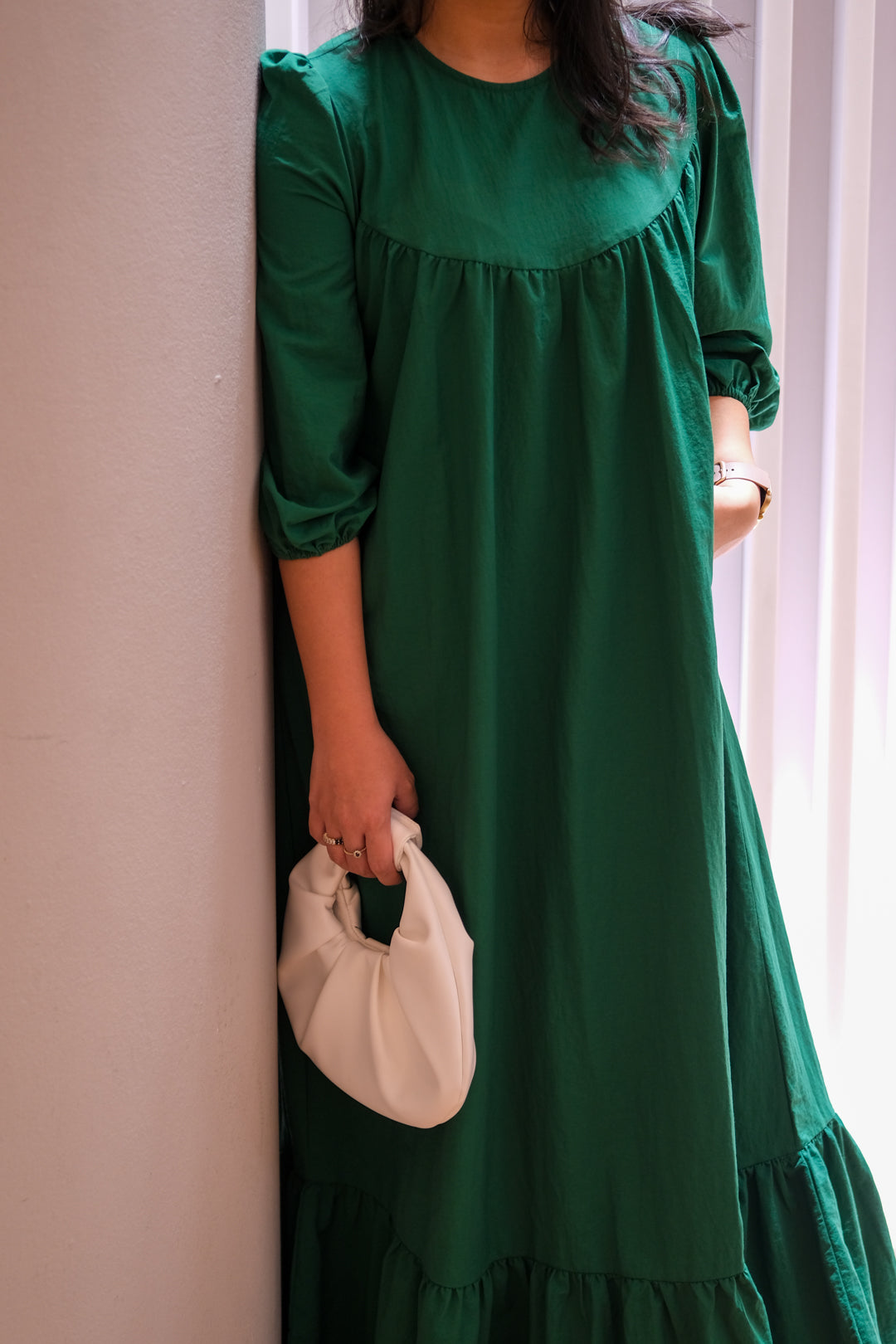mumsie tiered maxi dress - Jade