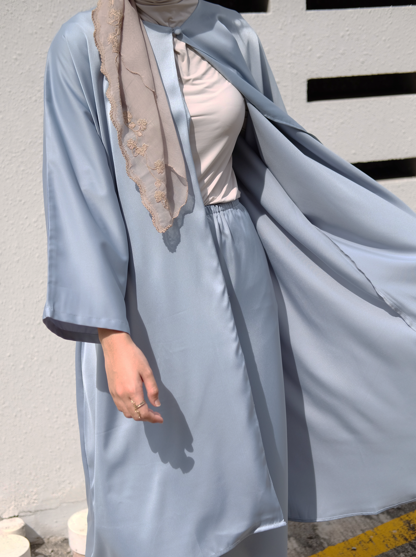 Gloriosa Satin Set - Aquamarine