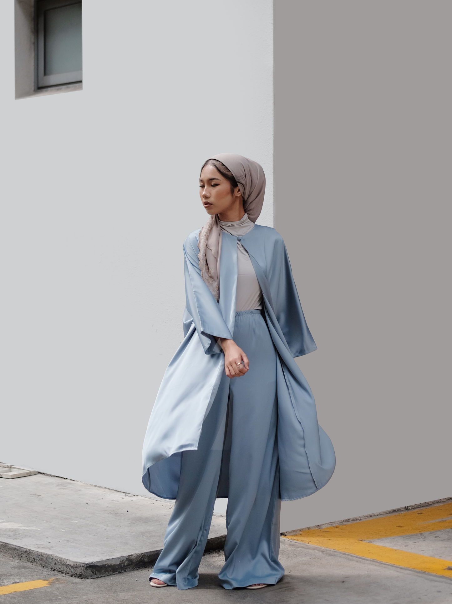 Gloriosa Satin Set - Aquamarine