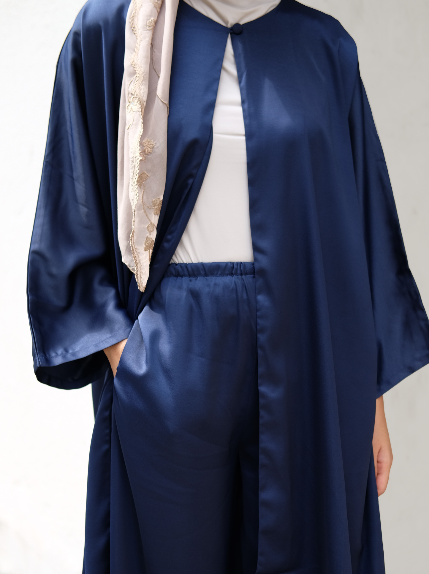 Gloriosa Satin Set - Sapphire