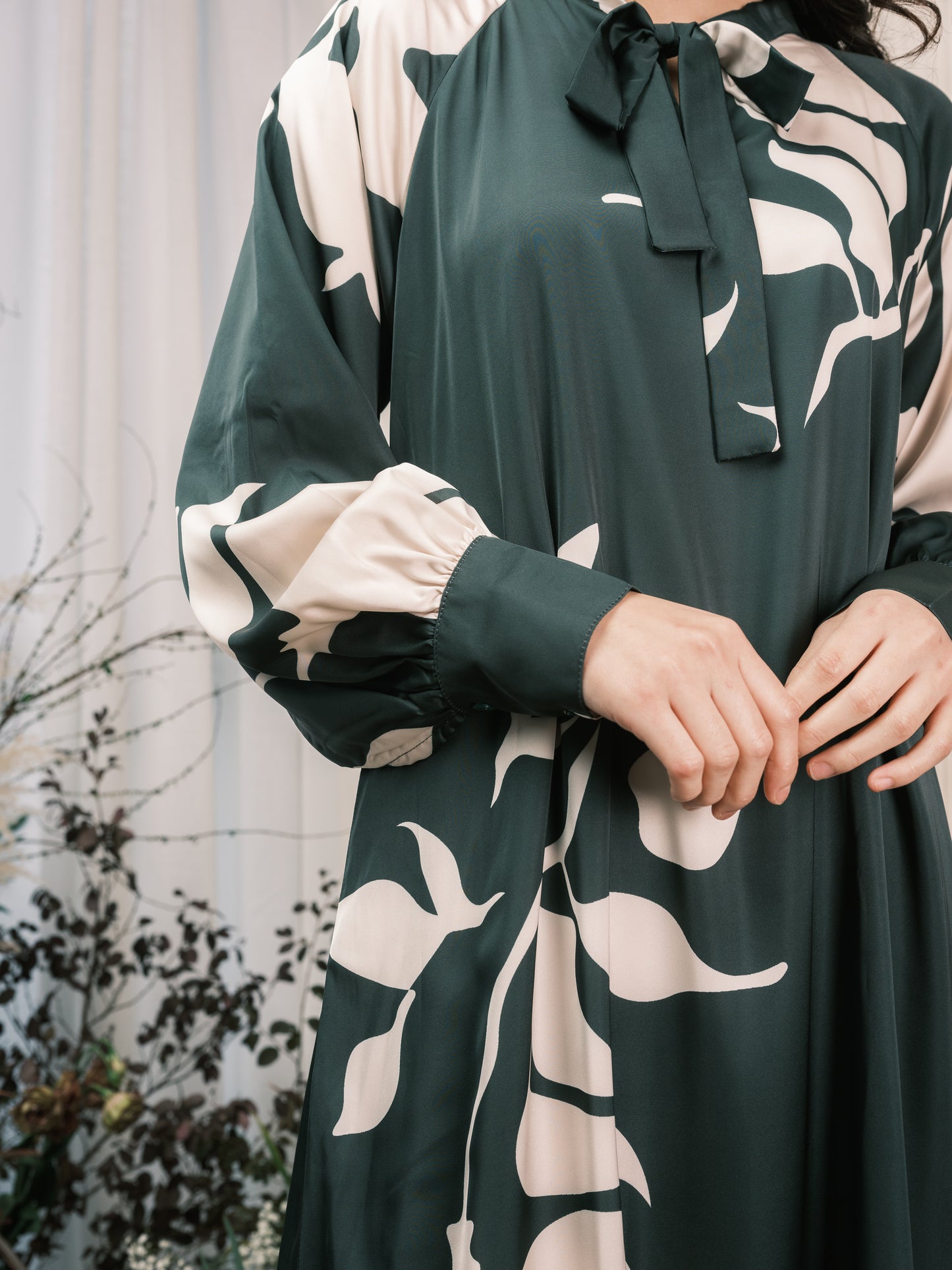 Meadow Bow Kurung - Pine