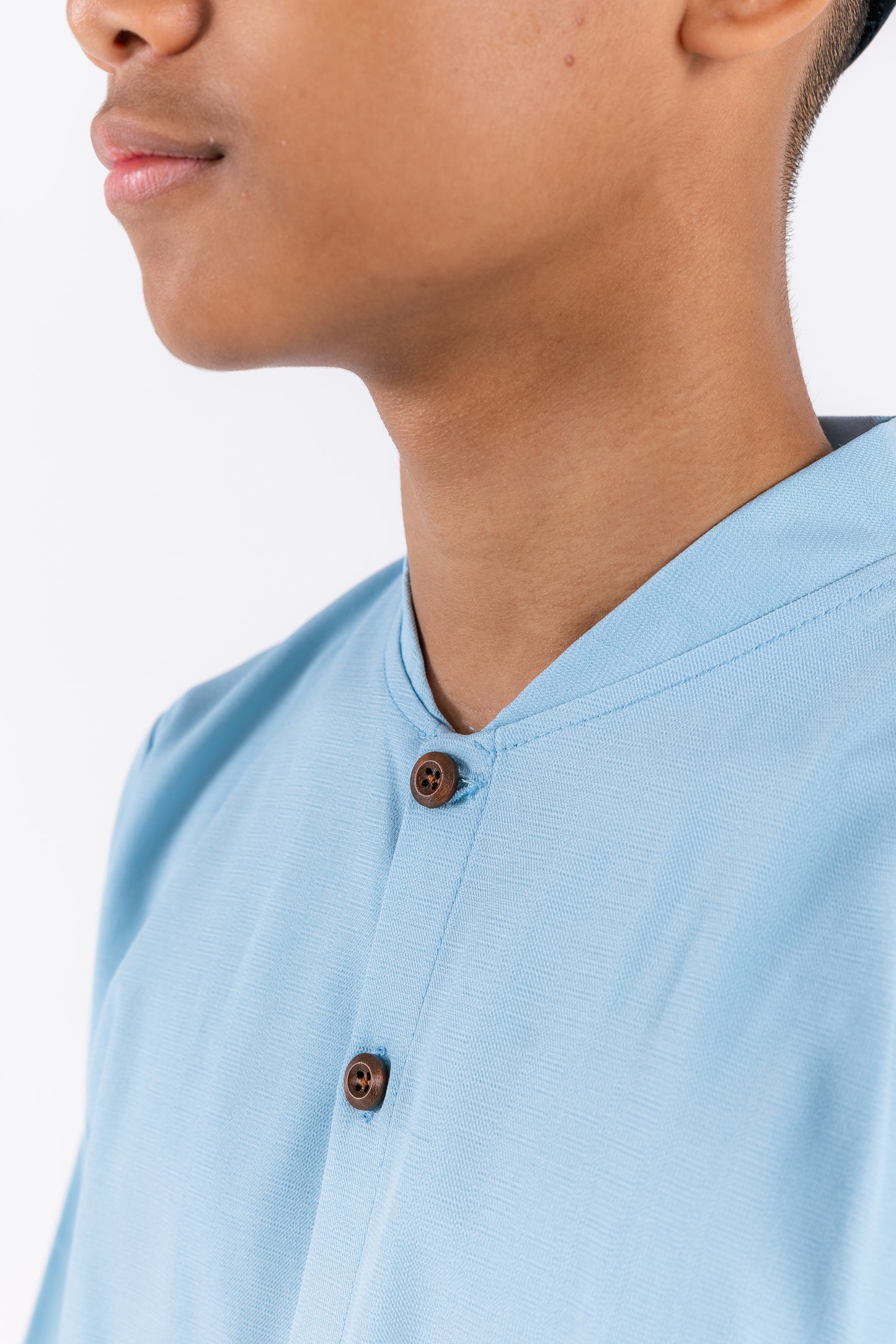 Anwar Boys Button-up Set - Blue