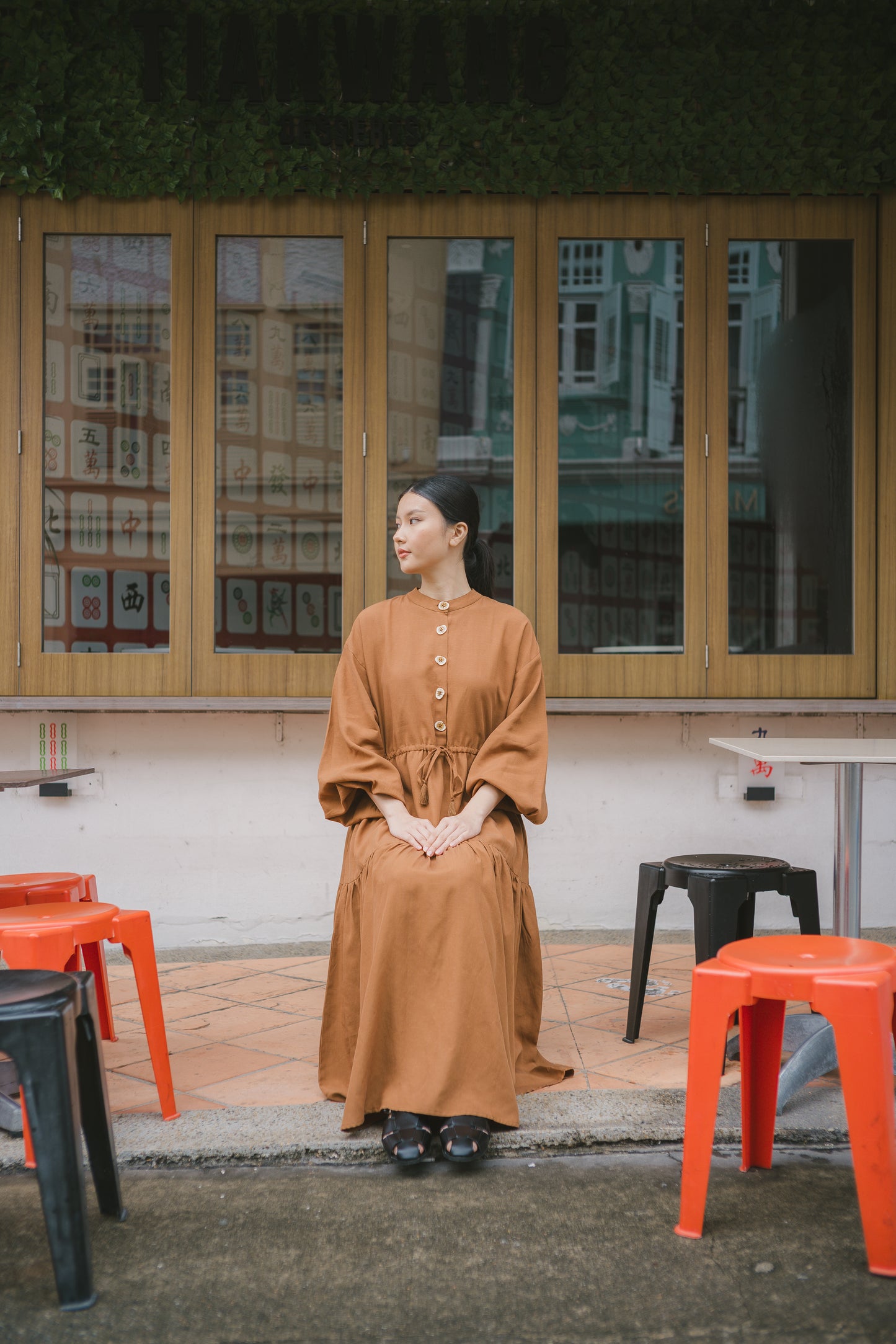 Weekend Wander Dress - Caramel