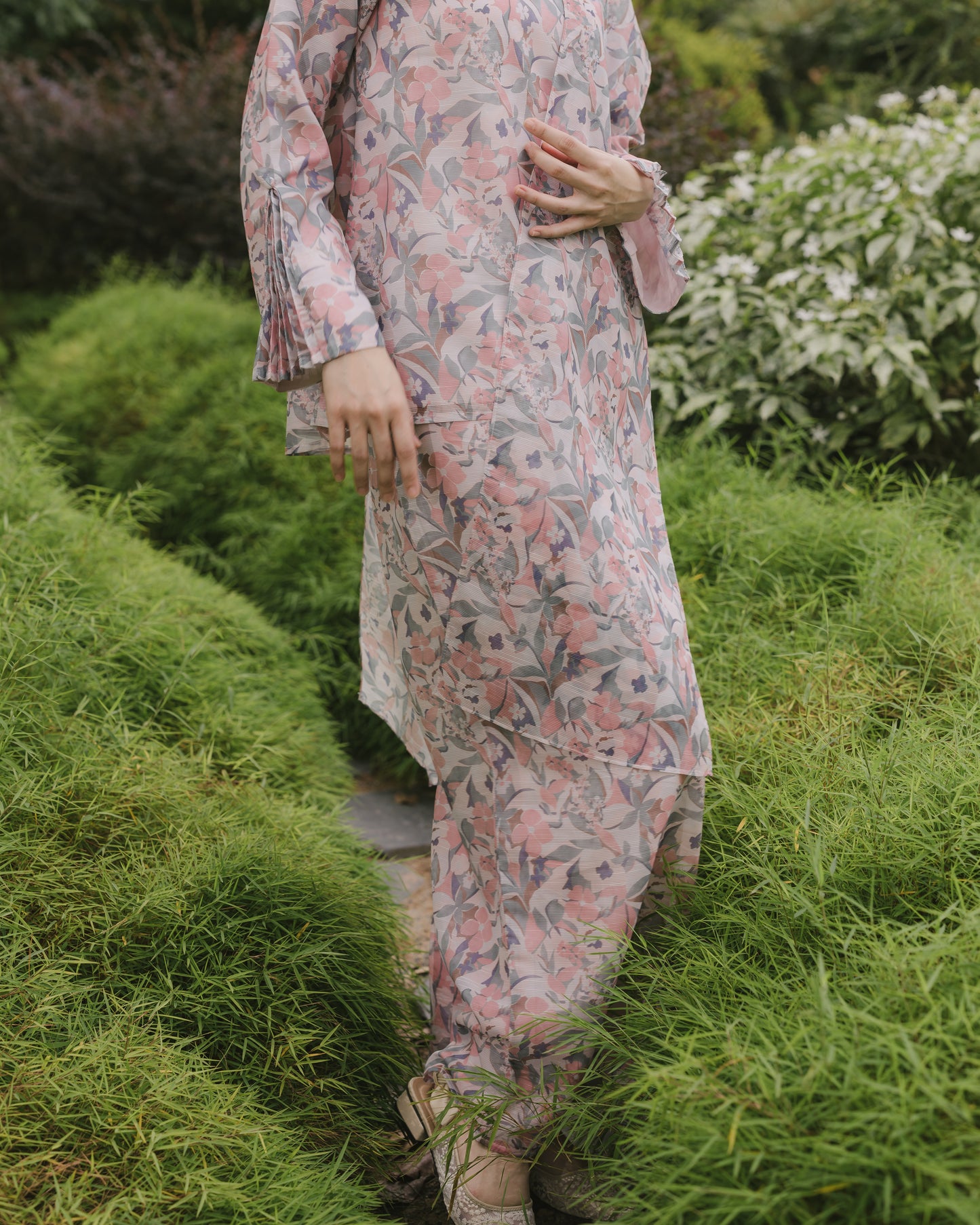 Elara Kurung Modern in Sea Sage