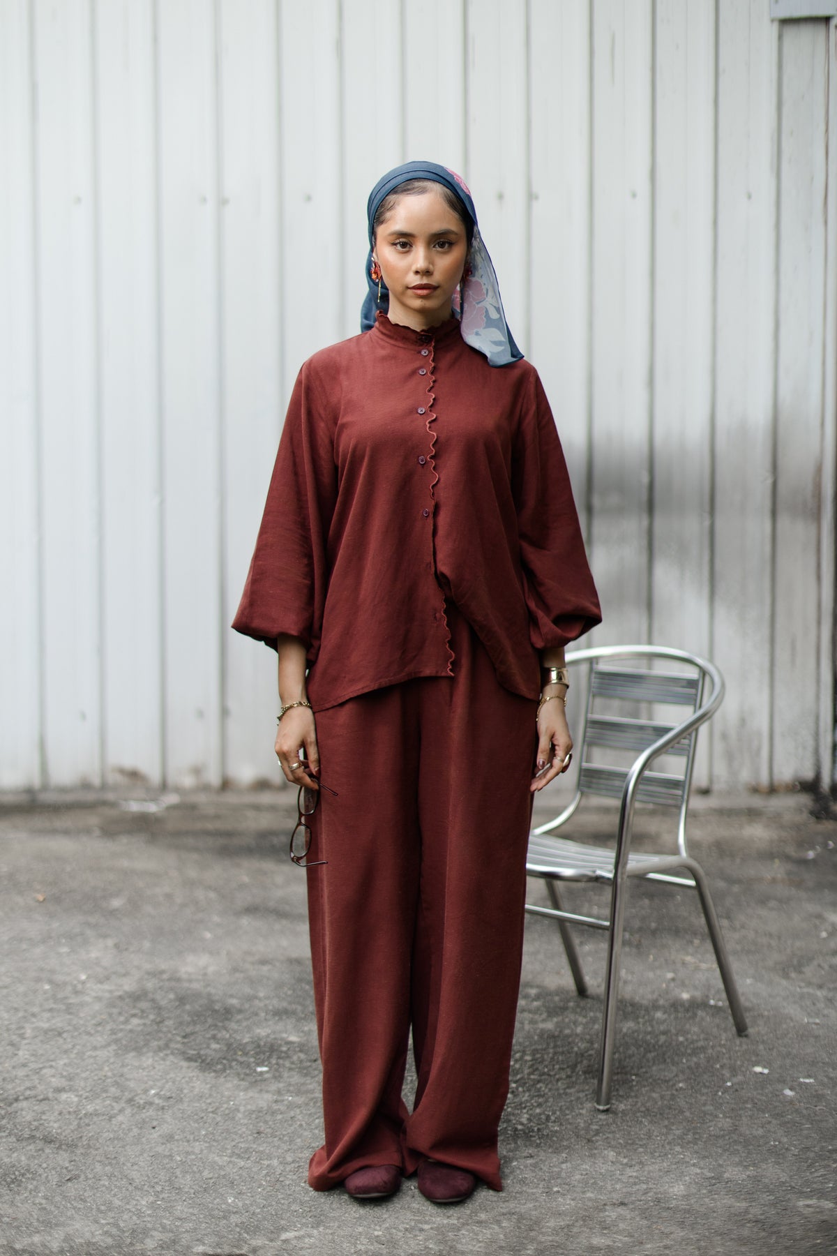 Ripple Co-ord Set - Sienna
