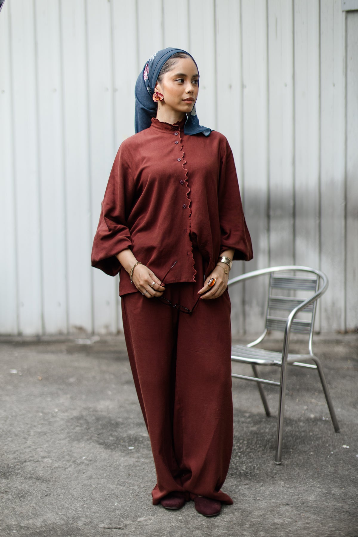 Ripple Co-ord Set - Sienna