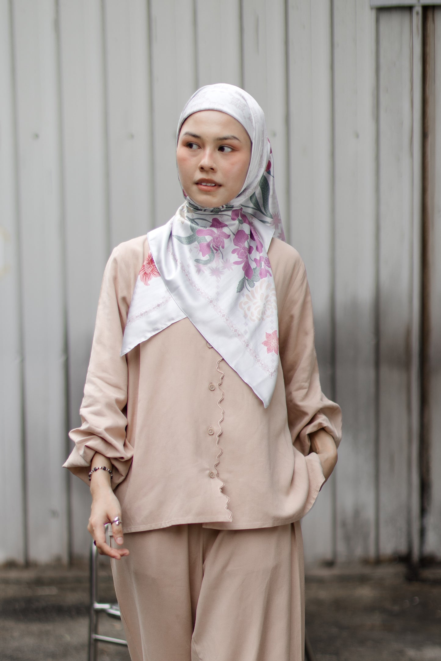 Ripple Co-ord Set - Oat