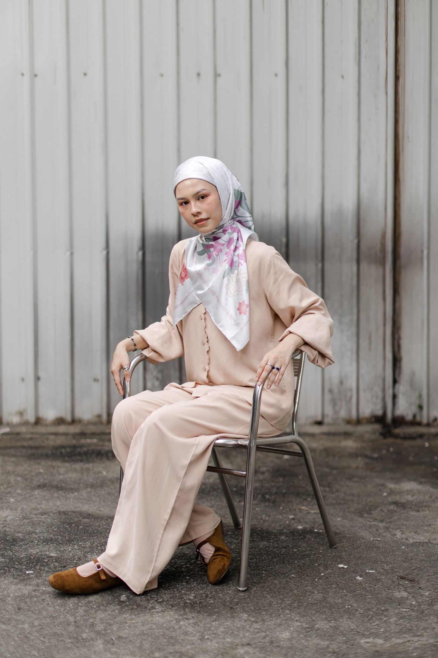 Ripple Co-ord Set - Oat
