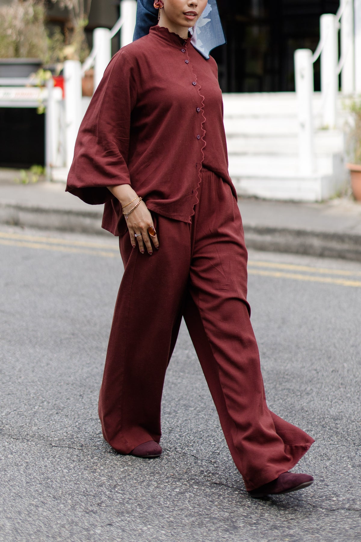Ripple Co-ord Set - Sienna