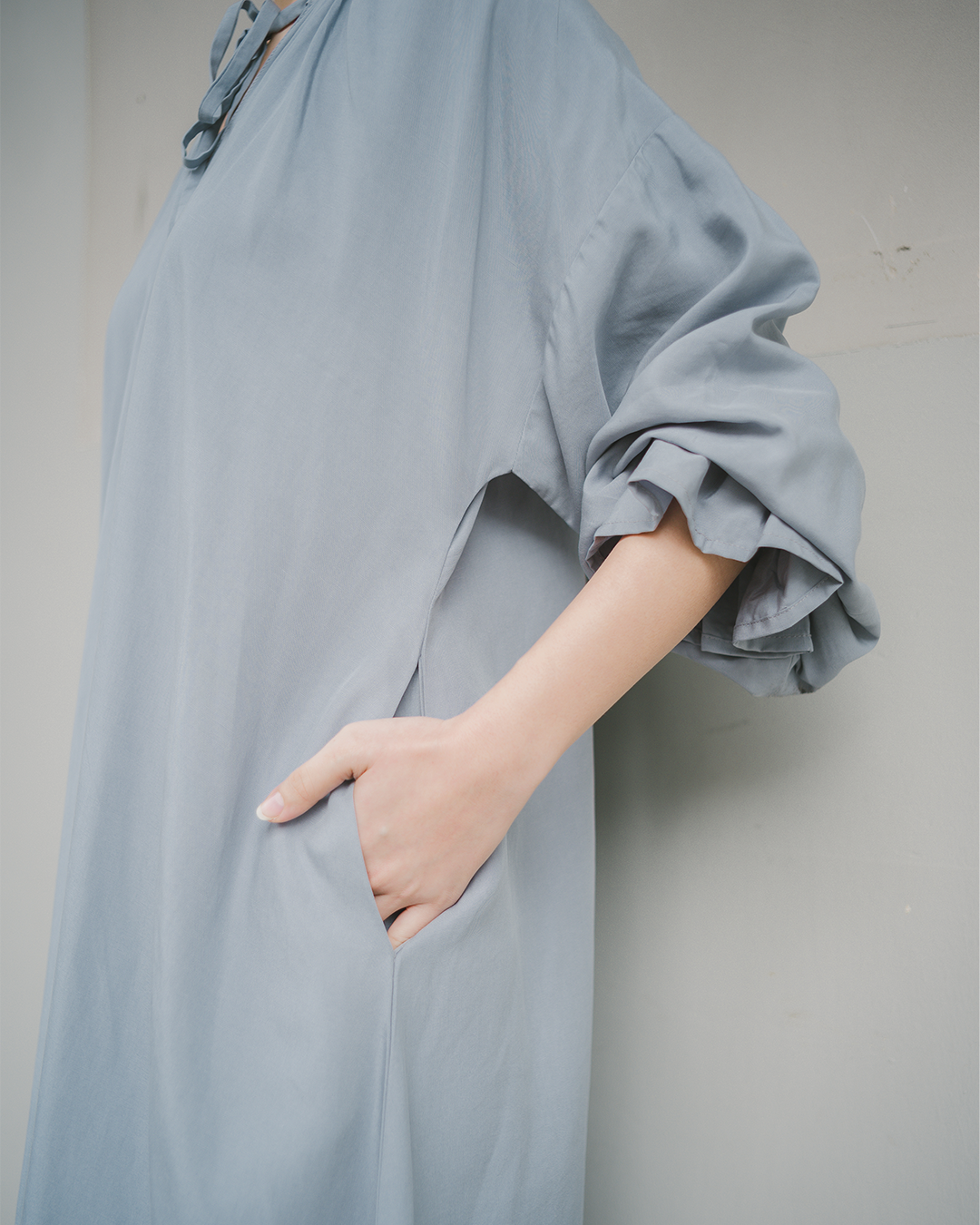 Gentle Grace Dress - Chambray