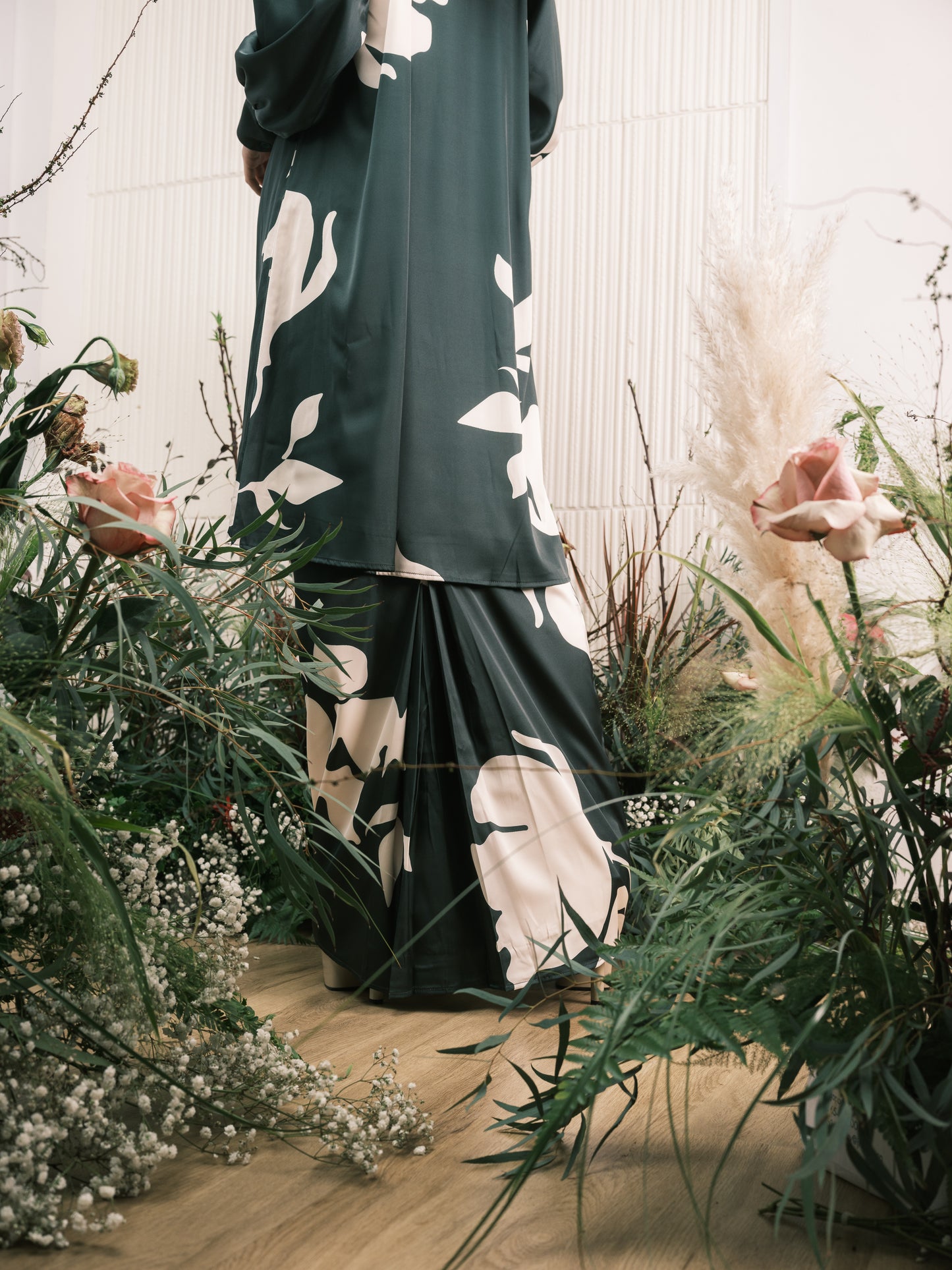 Meadow Bow Kurung - Pine