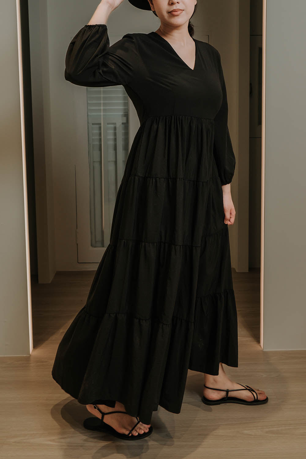 Midsummer Tiered Dress V2.0 - Black